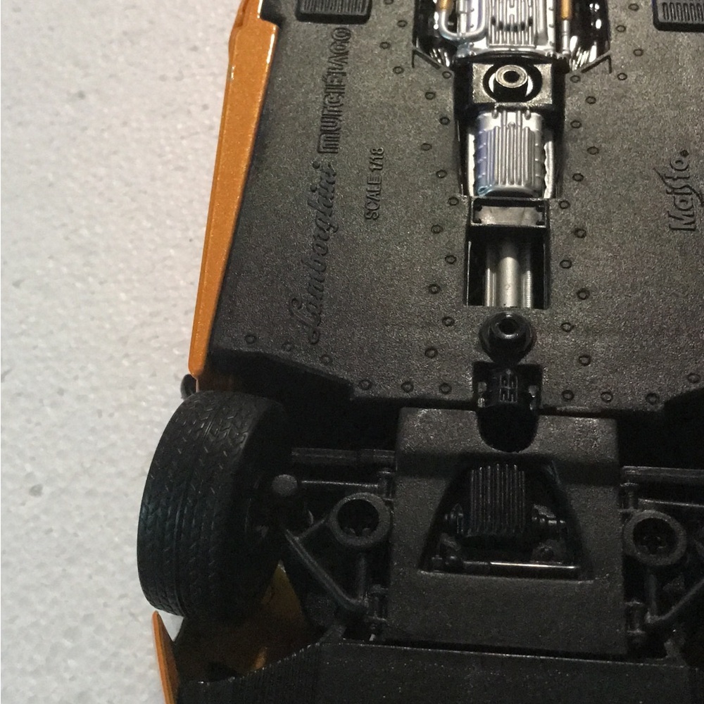 Diecast Car Lamborghini - Orange and Black